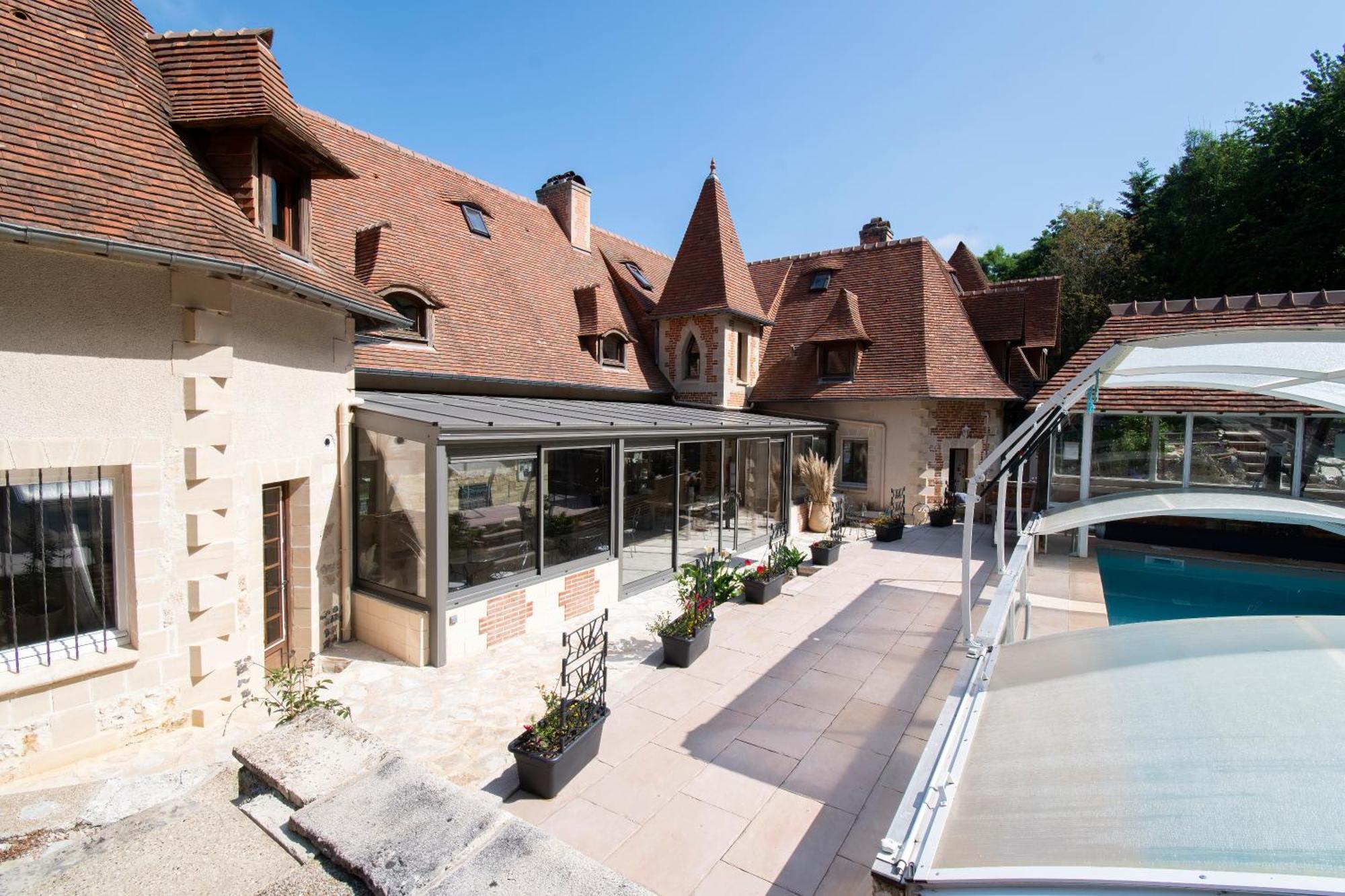 Le Prieure Des Fontaines 호텔 Les Preaux 외부 사진